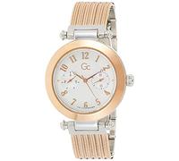 Gc | donne primechic | bracciale in maglia oro rosa | quadrante bianco | Y48002L1MF