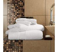 GC GAVENO CAVAILIA Bianco Gaveno Cavailia-Asciugamani in Cotone Egiziano Spesso Assorbente, 700 g/m², Confezione da 4, Colore, Hand Towel (50x85 Cm), 4 unità