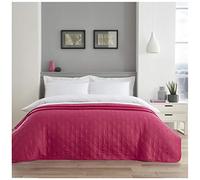 GC Gaveno Cavailia Copriletto Pinsonic di alta qualità, facile da pulire, copriletto trapuntato di lusso, grande, per divano, motivo a quadrifoglio, color rosa, letto matrimoniale (150 x 200 cm), poliestere, 150 x 200 cm