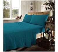 GC GAVENO CAVAILIA Lenzuolo in Flanella di Lusso, in 100% Cotone Spazzolato, Facile da Pulire, Morbido e Confortevole, Colore Foglia di tè, per Letto Matrimoniale