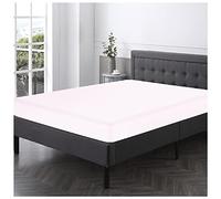 GC GAVENO CAVAILIA Lussuosa federa per letto deluxe con angoli e piatti, facile da pulire, morbida e accogliente, in policotone, colore bianco, lenzuolo con angoli, king size