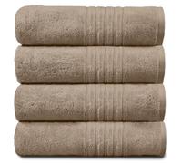 GC GAVENO CAVAILIA Naturale, Gaveno Cavailia-Asciugamani in 100% Cotone, Spesso, Assorbente, 450 g/m², Confezione da 4, Colore, Hand Towel (50x80 Cm), 4 unità