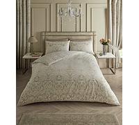 GC GAVENO CAVAILIA Paisley - Set copripiumino matrimoniale, reversibile, con stampa calda, colore: naturale