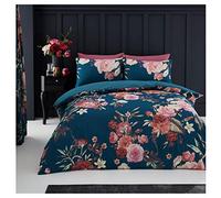 GC GAVENO CAVAILIA Set copripiumino con federe coordinate, super soffici floreali per letto matrimoniale, copripiumino stampato, colore foglia di tè