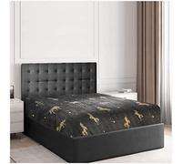 GC GAVENO CAVAILIA Set Copripiumino in Pile Teddy, Lenzuolo con Angoli, Caldo e Confortevole, Ultra Morbido, in Poliestere, Unicorno-Carbone, per Letto Singolo