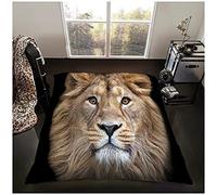 GC GAVENO CAVAILIA Wildlife - Coperta 3D con animali caldi e accoglienti per letti, in morbido pile, multicolore, 150 x 200 cm
