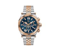 Gc Orologio analogico 'Atlas' oro rosé / petrolio / argento Uomo Gc One Size