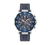 Gc Orologio analogico 'DiverCode Chrono ' blu / argento Uomo Gc One Size blu / argento