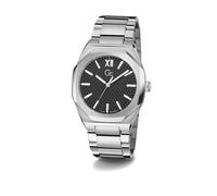 Gc Orologio analogico ' Gc Coussin Sleek ' nero / argento Uomo Gc One Size nero / argento