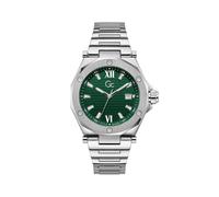 Gc Orologio analogico 'Legacy Sleek ' verde scuro / argento Uomo Gc One Size