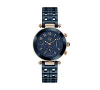 Gc Orologio analogico 'PrimeChic' blu / giallo oro Donna Gc One Size