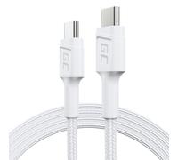 GC PowerStream 1,2 m USB C - Tipo C cavo di ricarica in nylon bianco cavo di r