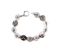 GC Silver Stainless Steel Bracelet - 21CM