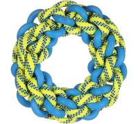 Tofla Fenicottero giocoper cani Tofla anello e cordoncino - Tg. S: Ø 17 x A 5 cm