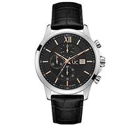 GC Watches Executive Orologio da uomo analogico al quarzo con bracciale in pelle di mucca Y27001G2