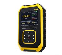 GC01 Rilevatore di radiazioni per contatore Geiger con batteria al litio integrata e display in tempo reale per contatore dosimetro personale monitoraggio varie sorgenti di radiazioni (giallo)