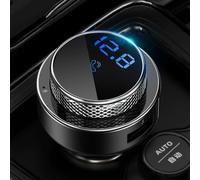 GC16 trasmettitore FM per auto modulatore Wireless compatibile con Bluetooth vivavoce TF U Disk lettore MP3 doppio caricatore rapido USB QC3.0