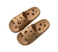 gC7aHx8 Bagno Ciabatte da doccia con fori di drenaggio for donne e uomini, comode antiscivolo, ad asciugatura rapida, for casa, piscina, spiaggia Pantofole da casa(Bruin,Alpha XX-Large)