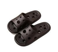 gC7aHx8 Bagno Ciabatte da doccia con fori di drenaggio for donne e uomini, comode antiscivolo, ad asciugatura rapida, for casa, piscina, spiaggia Pantofole da casa(Nero,Alpha XX-Large)