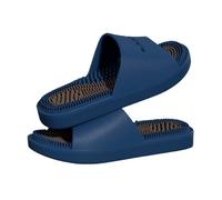 gC7aHx8 Bagno Ciabatte da massaggio for uomo, morbide e comode, antiscivolo, for l'estate, for la casa, il bagno, piscina palestra Pantofole da casa(Blue,Alpha Medium)