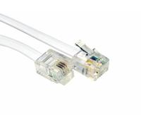 GC949 - 20 Metri Bianco RJ11-RJ11 ADSL Cavo Modem Cavo 6P4C