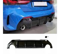 GCACE Auto Diffusore Posteriore per BMW 1 Series F40 2021-2023, Diffusore paraurti Posteriore ABS Diffusore Spoiler Labbro Inferiore Spoiler Splitter