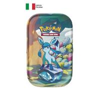 GCC Pokémon: miniscatola da collezione Glaceon dell’espansione Scarlatto e Violetto - Evoluzioni Prismatiche (due buste di espansione e una moneta)