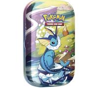 GCC Pokémon: miniscatola da collezione Vaporeon dell’espansione Scarlatto e Violetto - Evoluzioni Prismatiche (due buste di espansione e una moneta)