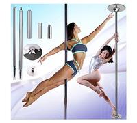 GCCSSBXF Kit per pole dance per stanze piccole, 45 mm, per fitness club, portatile e rimovibile, carico resistente fino a 199,6 kg, ideale per uso domestico (2,24 m - 3,8 m di altezza)