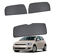 GCcv Tendine Parasole Auto Bambini Parasole per Finestrini Laterali per Golf 7 Mk7 2013-2020 Tendine Parasole Protezione UV Tende Magnetiche Nero,Rear-Window+Back-windscreen-3PCS