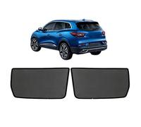 GCcv Tendine Parasole Auto Bambini Parasole per Finestrini Laterali per Kadjar 2015-2022 Tendine Parasole Protezione UV Tende Magnetiche Nero,Rear-window-2PCS