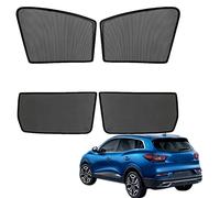 GCcv Tendine Parasole Auto Bambini Parasole per Finestrini Laterali per Kadjar 2015-2022 Tendine Parasole Protezione UV Tende Magnetiche Nero,Front-Window+Rear-window-4PCS