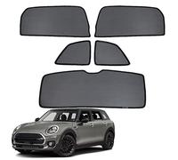 GCcv Tendine Parasole Auto Bambini Parasole per Finestrini Laterali per Mini F55 Tendine Parasole Protezione UV Tende Magnetiche Nero,Rear+Triangular+Back-windscreen-5PCS