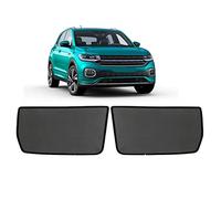 GCcv Tendine Parasole Auto Bambini Parasole per Finestrini Laterali per T-Cross 2018-2023 Tendine Parasole Protezione UV Tende Magnetiche Nero,Rear-window-2PCS