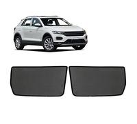 GCcv Tendine Parasole Auto Bambini Parasole per Finestrini Laterali per T-ROC 2017-2022 Tendine Parasole Protezione UV Tende Magnetiche Nero,Rear-window-2PCS