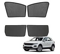 GCcv Tendine Parasole Auto Bambini Parasole per Finestrini Laterali per T-ROC 2017-2022 Tendine Parasole Protezione UV Tende Magnetiche Nero,Front-Window+Rear-window-4PCS