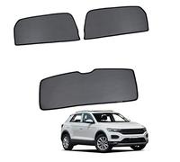 GCcv Tendine Parasole Auto Bambini Parasole per Finestrini Laterali per T-ROC 2017-2022 Tendine Parasole Protezione UV Tende Magnetiche Nero,Rear-Window+Back-windscreen-3PCS