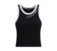 GCDS Black Cotton Tank Tops - XS