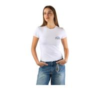 GCDS - Logo Lounge Slim Ss T-Shirt - - Tops - Donna - Bianco - M