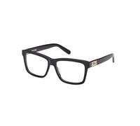 GCDS Unisex GD5020 Prescription Eyewear Frames, Shiny Black, 54, nero lucido, 54