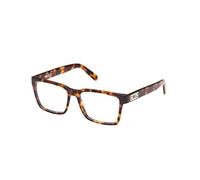 GCDS Unisex GD5033 Prescription Eyewear Frames, Dark Havana, 53, Dark Havana, 53