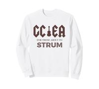 GCEA for Those To Strum - Ukulele Rocker Design Marrone Felpa