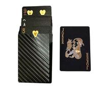 Gcerfby Colore Black Gold Playing, Giochi da tavolo per feste in famiglia, gioco da tavolo, 3.43x2,24 pollici, facile da configurare, portatile per adolescenti per adulti