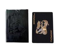 Gcerfby Colore Black Gold Playing, Giochi da tavolo per feste in famiglia, gioco da tavolo, 3.43x2,24 pollici, facile da configurare, portatile per adolescenti per adulti