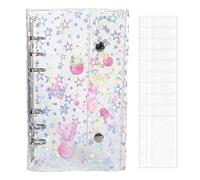 Gcerfby Copertine Per Raccoglitori | Cartella Organizzatrice Con Disegno Stellare,Raccoglitore Per Fogli Sciolti - Per La Famiglia Gli Studenti Gli Insegnanti La Scuola Il Viaggio L'Esterno E