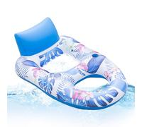 Gcerfby Galleggianti da piscina per adulti, lettino galleggiante portatile, zattera gonfiabile per donne e uomini, estate, nuoto, lago, fiume, barca, gita al acquatico, vacanze