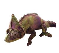 Gcerfby Giocattolo di peluche dinosauro | Simulazione Camaleonte Peluche Peluche | Morbido e soffice come veri animali 'albero a giungla che abbracciano il regalo del giocattolo per il compleanno di