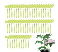 Gcerfby Legami per Piante da Giardino | 50 Pezzi di Legacci A Forma di Foglia per,Cinghie di SuppPer Pomodori Resistente Ai Raggi UV | per Giardinaggio Indoor Viti Rampanti E Frutta su Recinzione