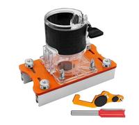 Gcerfby Per Scanalatura Router | Per Scanalatura Compatta E Robusta In Metallo Per Legno,Base Fresatrice Legno Per Armadi - Per Macchina Per Taglio Fissatura Rifilatura