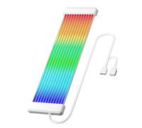 Gcerfby Striscia LED RGB,Decor Silicone Per Case PC | Cavi Alimentatore ARGB E Fasce LED Illuminazione - Per Scheda Grafica Computer GPU Monitor Sala Giochi Scrivania Ufficio Appassionati Di